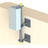 Mât fixe à fixer - Antenne 5G (30m) - Modèle Ø90 H1500 Mât fixe à fixer - Antenne 5G (30m) - Modèle Ø90 H1500