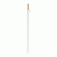 Paille sous sachet 20cm papier kraft - par 3000