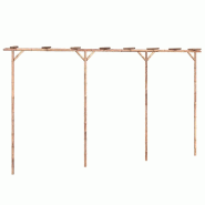 Pergola Bambou 385x40x205 cm Modèle AbriDynamique 191 - 341747