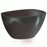 Prosperplast - Pot COUBI ORCHID 1 L - 19,8x13x10,2 cm, anthracite - gris plastique polypropylène ZA4155