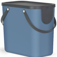 ROTHO Albula Système de déchets recyclés "Albula" 25 l bleu - bleu plastique F707533