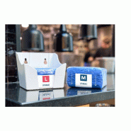 Sachets de 125 gants d'examens Izzy anti-virus à usage unique CE en nitrile bleu non poudré - GNNPBL-MT04/VRIZ_0