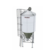 Silo d'aliment d'élevage à cône axial sortie Ø320 - Capacité entre 22 et 50m3 - Ø2700 à Ø3000 - Silo Gâtine 320