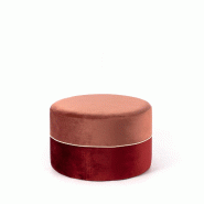 Stones Olivia Pouf En Velours Rose - rose 8033959256367 Stones Olivia Pouf En Velours Rose - rose 8033959256367