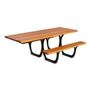 Table de pique-nique disponible PMR 2000 x 1310 x 720 mm - SEVILLE 209469.9005.Chec