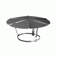Chapeau simple inox réglable / Poujoulat - 140 à 200