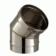 Coude à 45° inox Condensor Poujoulat - Ø 300