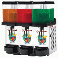 Diamond - Distributeur de boissons réfrigerées, 3x 12 Lt. - réf. DD12/3T-R2 - gris inox AKS-DD12/3T-R2