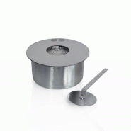 Divina Fire Brûleur rond pour cheminée au bioéthanol bio-cheminée inox 2,5 l d.25 cm - multicolore 8055829980158