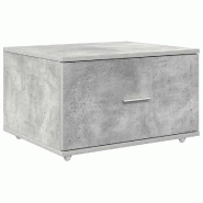 Helloshop26 - Armoire à tiroirs moderne compacte 55 x 45 x 31 cm rangement pratique style contemporain en bois gris béton 02_0052196 - gris Bois mas