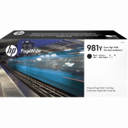HP 981Y cartouche PageWide Noir extra grande capacité authentique_0