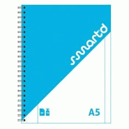 OEM Couverture de cahier à spirales 350gr en carton plastifié, A5 lisse 70gr, 80 feuilles - 5608011019667