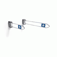 Portillon magasin mural Extensible Inox - Ouverture 0° à 90°, bras 765mm à 1120mm, fermeture automatique, dispositif anti-panique Portillon magasin mural Extensible Inox - Ouverture 0° à 90°, bras 765mm à 1120mm, fermeture automatique, dispositif anti-panique