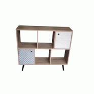 SIT Möbel Buffet en MDF | L 98,5 x l 29 x H 87 cm | blanchi / bleu, blanc - multicolore multi-matériau 11709-95 SIT Möbel Buffet en MDF | L 98,5 x l 29 x H 87 cm | blanchi / bleu, blanc - multicolore multi-matériau 11709-95