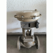 Vanne proportionnelle samson dn65 pn40 acier inoxydable 316ti avec actionneur pneumatique 324102