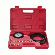 Vidaxl kit compressiomètre d'huile 13 pièces 210007