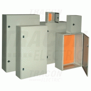 Armoire de distribution métallique, acier, gris 600×500×150mm Armoire de distribution métallique, acier, gris 600×500×150mm