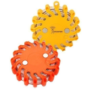 Balise LED de signalisation, Couleur : Orange, Modèle : LED en coffret x6