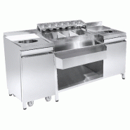 Cocktails bar station incl l1790mm 7083.0040 COMBISTEEL