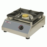 Diamond - Réchaud de table gaz, 1 feu vif 5 kW - réf. WR-RTS/1G - gris inox AKS-WR-RTS/1G