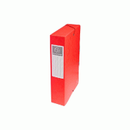 Exacompta - Réf. 50605E - 8 boites de classement Exabox Dos 60mm Carte lustrée - A4 - Rouge - rouge 50605E