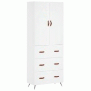 Helloshop26 - Buffet bahut commode armoire meuble de rangement organisateur cuisine salle de séjour salon haut 69,5 x 34 x 180 cm 02_0032587 - 300021 Helloshop26 - Buffet bahut commode armoire meuble de rangement organisateur cuisine salle de séjour salon haut 69,5 x 34 x 180 cm 02_0032587 - 300021