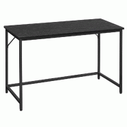 Helloshop26 - Bureau table poste de travail 120 x 60 x 75 cm pour bureau salon chambre assemblage simple métal style industriel 12_0004669 - métal 3