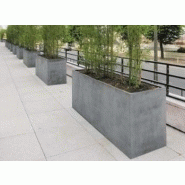 Jardiniere rectangulaire composite fivgar