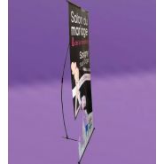 L banner eco - totem - stand pliable - 85x180cm