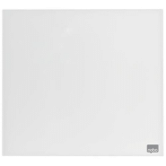 Nobo tableau mémo magnétique en verre - 300x300 mm - blanc - nobo 1903956