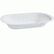Packnwood FHC - 2 100Pcs - Barquette plastique PP blanche oblongue micro-ondable et scellable 159x102x25mm - blanc plastique FHC209BOH25 Packnwood FHC - 2 100Pcs - Barquette plastique PP blanche oblongue micro-ondable et scellable 159x102x25mm - blanc plastique FHC209BOH25