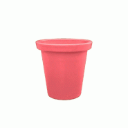 PLAST'UP ROTOMOULAGE Pot de fleurs rond xxl delight 420l - ROUGEFRAISE - rouge 0750122559701
