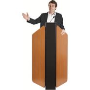 Pupitre de conférence avec entrée micro et ligne