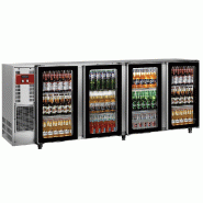Refroidissement de bouteille inox 4 portes vitrées, 783 litres bott... - PTAVX/4G-R2