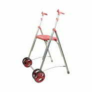Rollator ultra-léger pliant en alu - RLMRCHPKMCR-ID01 Rollator ultra-léger pliant en alu - RLMRCHPKMCR-ID01