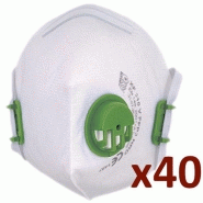 Sachet de 40 - demi-masque ffp3 nr d avec soupape