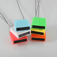 Scellé Câble galvanisé Tête PE 26x21x7 mm L 250 mm - Tige Ø 1.5 mm - Bleu_0