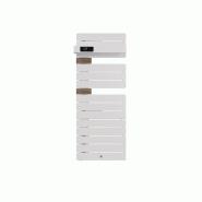 Sèche-serviettes connecté Allure 4 étroit 500W Blanc brillant/Chêne Mat à gauche - Thermor - 483358 Sèche-serviettes connecté Allure 4 étroit 500W Blanc brillant/Chêne Mat à gauche - Thermor - 483358