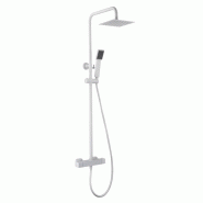 STELLAMEUBLES Ensemble de douche thermostatique Art Blanc Mat - 8435668038010