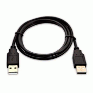V7 USB A (mle) vers USB A (mle), 1 mètre (3,3 pieds)  Noir