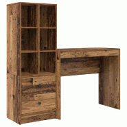 VidaXL Bureau avec tiroir 2 pcs Bois ancien Modèle Titan Modern Pro - 3337327