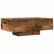 VidaXL Table basse vieux bois 85x55x31 cm bois d'ingénierie Modèle Boréal Horizon - 856402