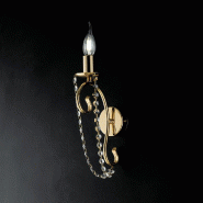 Bonetti Illumina Magda Applique En Fer Doré 1 Lumière L.8 P.15 Bl146-Ap1-Or - doré 8050713210083