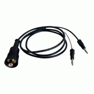 CHAUVIN ARNOUX - Cordon raccord S7 vers connectique banane 2 mm - deux fiches banane