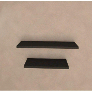 Etagère murale bois noir L110 x P 20 x H4 cm