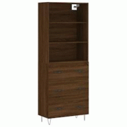 Helloshop26 - Buffet bahut commode armoire meuble de rangement organisateur cuisine salle de séjour salon haut 69,5 x 34 x 180 cm 02_0033831 - 300021 Helloshop26 - Buffet bahut commode armoire meuble de rangement organisateur cuisine salle de séjour salon haut 69,5 x 34 x 180 cm 02_0033831 - 300021