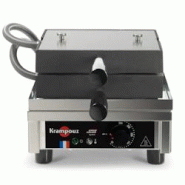 Krampouz Gaufrier Ronde 90° - argenté WECACC