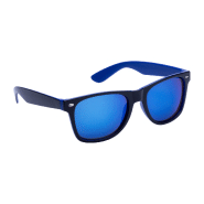 Lunettes de soleil - monture plastique bicolore - verres métalliques - protection UV 400 Lunettes de soleil - monture plastique bicolore - verres métalliques - protection UV 400