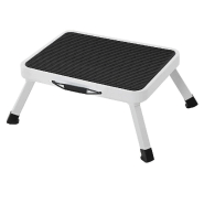 MARCHEPIED À 1 NIVEAU ESCABEAU ÉCHELLE TABOURET EN ACIER ANTIDÉPARANT PLIABLE AVEC POIGNÉE CAPACITÉ DE CHARGE 150 KG IDÉAL POUR LA CARAVANE BLANC 12_0001920 MARCHEPIED À 1 NIVEAU ESCABEAU ÉCHELLE TABOURET EN ACIER ANTIDÉPARANT PLIABLE AVEC POIGNÉE CAPACITÉ DE CHARGE 150 KG IDÉAL POUR LA CARAVANE BLANC 12_0001920