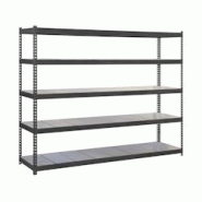 SimonRack Étagère Industrielle, 2000x1500x900 mm, 5 Niveaux, Métal, Étagère Charge Lourde, Anthracite/Galvanisé - Simonforte - métal 8425437101786 SimonRack Étagère Industrielle, 2000x1500x900 mm, 5 Niveaux, Métal, Étagère Charge Lourde, Anthracite/Galvanisé - Simonforte - métal 8425437101786
